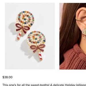 Baublebar 🍭 Lollipop 🍭 Christmas 🎄Earrings 🎅🏻